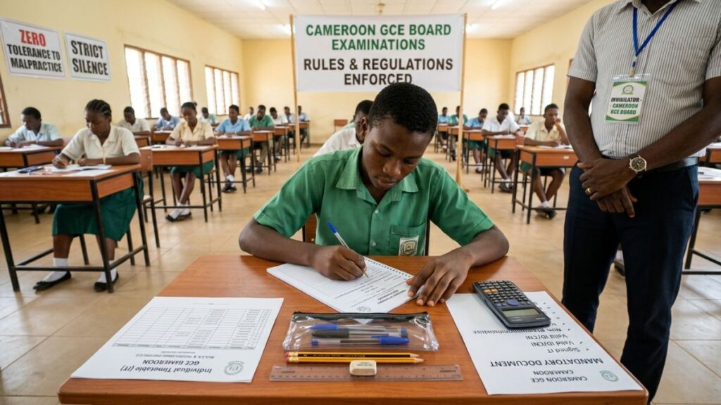 GCE Examination Rules and Regulations in Cameroon