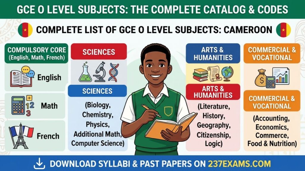 GCE O Level Subjects