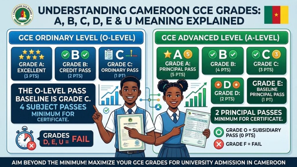 GCE grades meaning